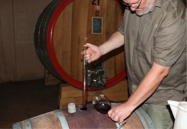 wine barrel test
